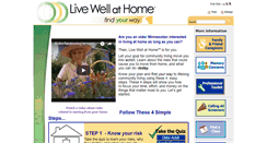 Desktop Screenshot of mnlivewellathome.org